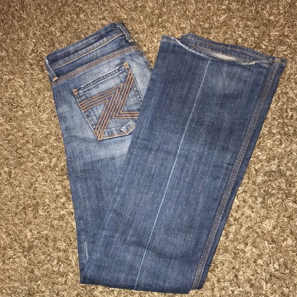 7 for all mankind jeans size 24 Inseam 31 inches - Picture 3 of 6